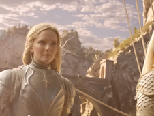 Galadriel, em Os Anéis de Poder. (Foto: Reprodução / YouTube)