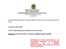 _PF agiu rápido para amenizar consequências de vazamento de informações sigilosas e representou com urgência perante a Justiça Eleitoral (Foto: Reprodução)